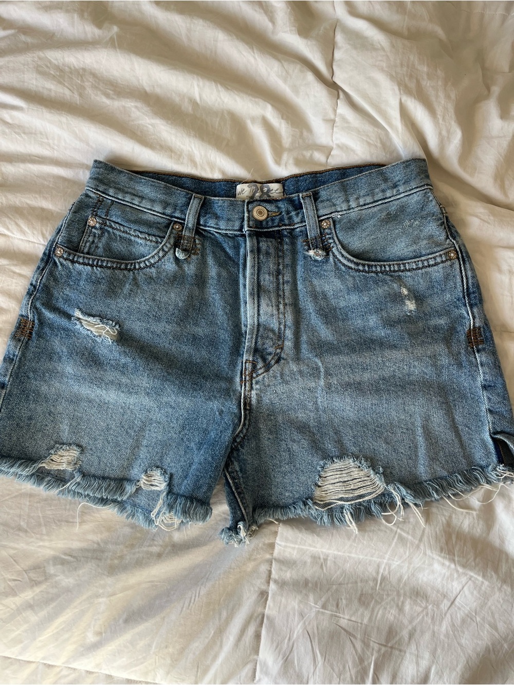 We The Free Women's 28 High-waisted Denim Shorts
